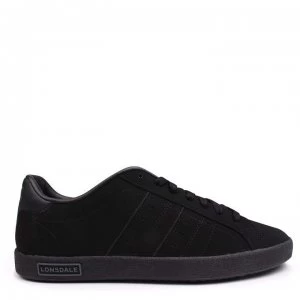 Image of Lonsdale Oval Trainers Mens - Black