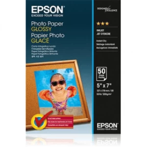 Image of Epson C13S042545 13x18cm Glossy Photo Paper 200g x50