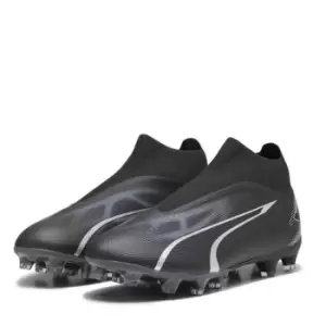 Image of Puma Ultra Match.3 Adults Laceless Firm Ground Football Boots - Black