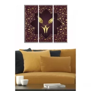 Image of MDF31384591 Multicolor Decorative MDF Painting (3 Pieces)