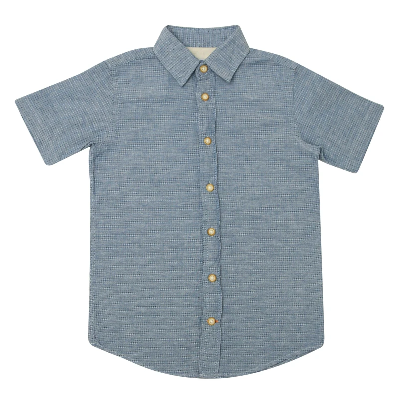 Image of Jack and Jones Habel Shirt - Blue Blue 7 - 8 Years
