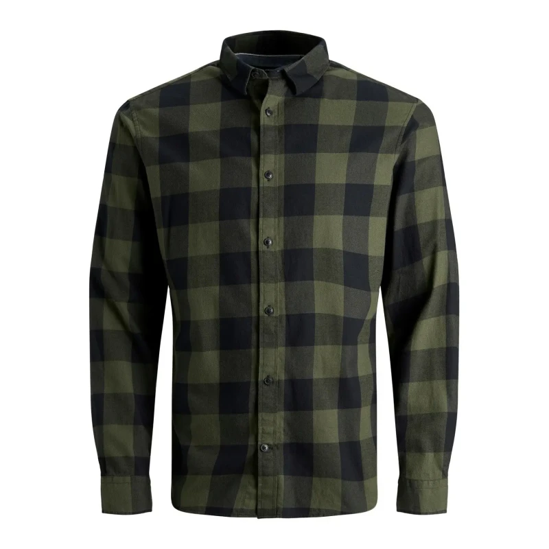 Image of jack & jones Shirt Jack & Jones Egingham Twill Vert Male 2XL