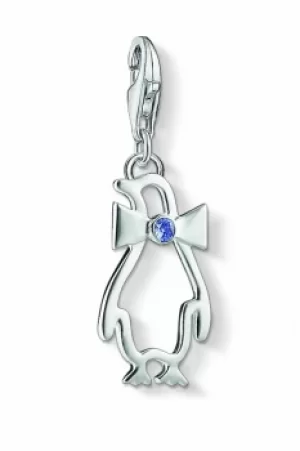 Image of Ladies Thomas Sabo Sterling Silver Charm Club Penguin Charm 1296-009-32