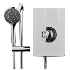 Image of Triton Aspirante 9.5kw Gloss White Electric Shower