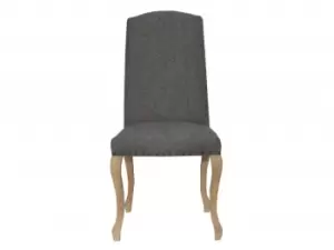 Image of Kenmore Cora Dark Grey Fabric Dining Chair