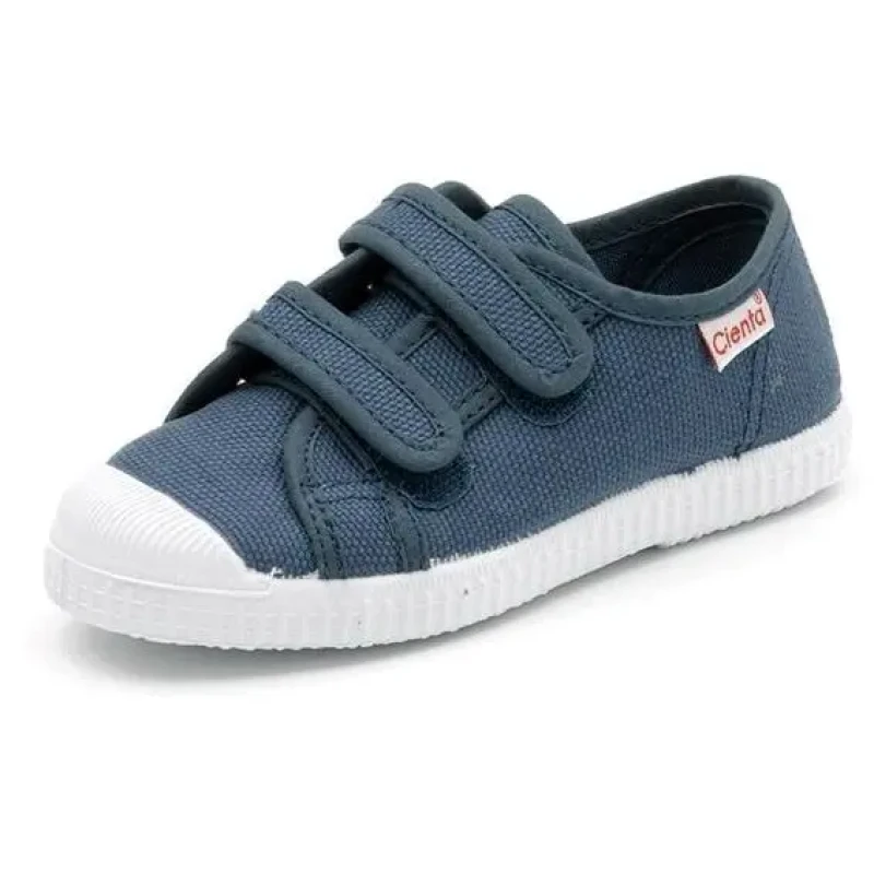 Image of Cienta Double scratch Trainers Cienta Paris Bleu Unisex 36