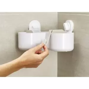 Image of Joseph Joseph Duo Corner Shower Caddy - White