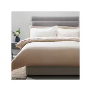 Image of Belledorm Easycare Polycotton Percale 200 Thread Count Duvet Cover, Cream, Super King
