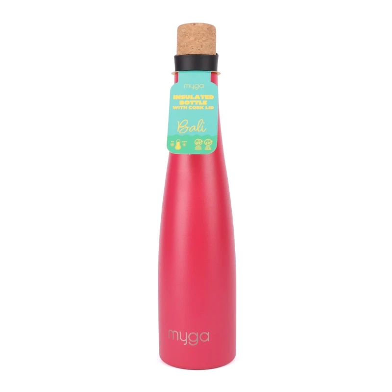 Image of Myga Bali Insulated Water Bottle - 700ml in Pink Pink Unisex