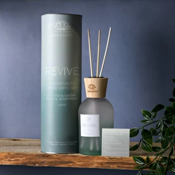 Image of Serenity Revive 220ml Diffuser - Orange, Jasmine & Saffron