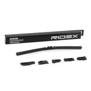 Image of RIDEX Wiper blade 298W0179 Windscreen wiper,Window wiper VW,BMW,OPEL,POLO (9N_),Polo Limousine (9A4, 9A2, 9N2, 9A6),3 Coupe (E92),3 Cabrio (E93)