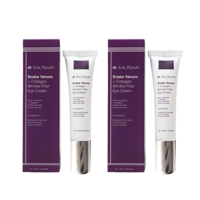 Image of dr. Eve Ryouth 2pc Pro-Wrinkle Filler Eye Cream Starter Set White female
