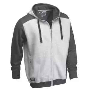 Image of Trade Hoodie Two-tone Grey Full Zip - XXL