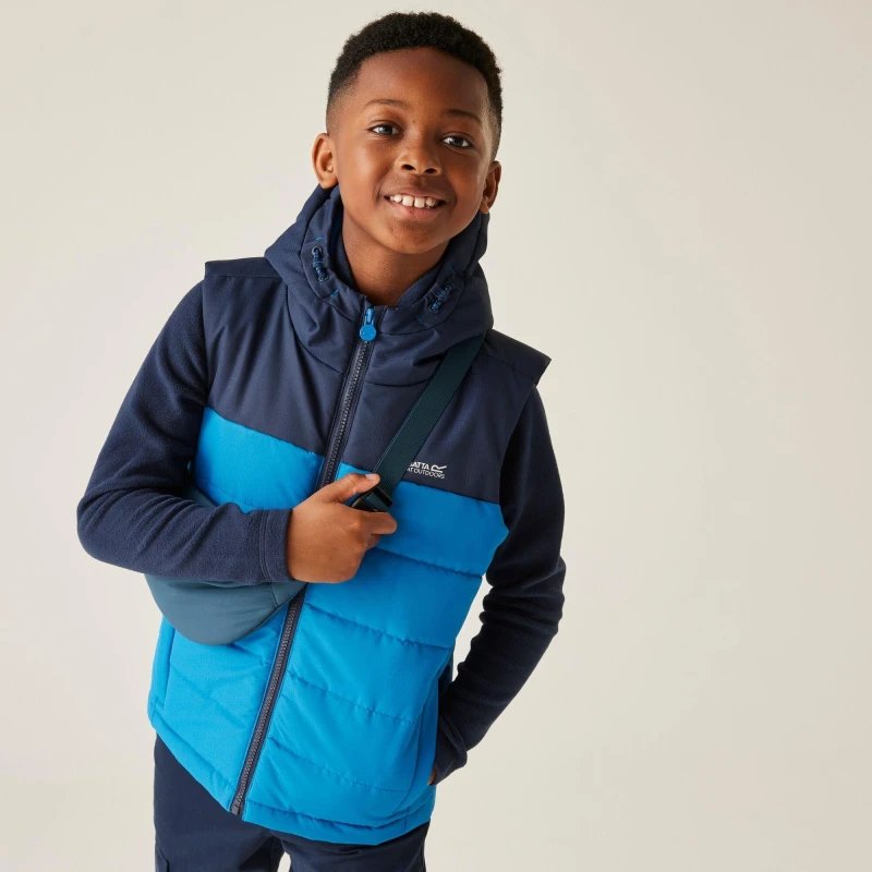 Image of Sleeveless down jacket Regatta Lofthouse Bleu Unisex 9/10 ans