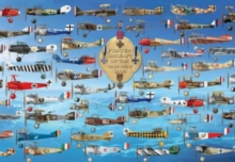 Image of Fighter Aircraft of the 1914-1918 War Jigsaw (1000 Piece) Miscellaneous print
