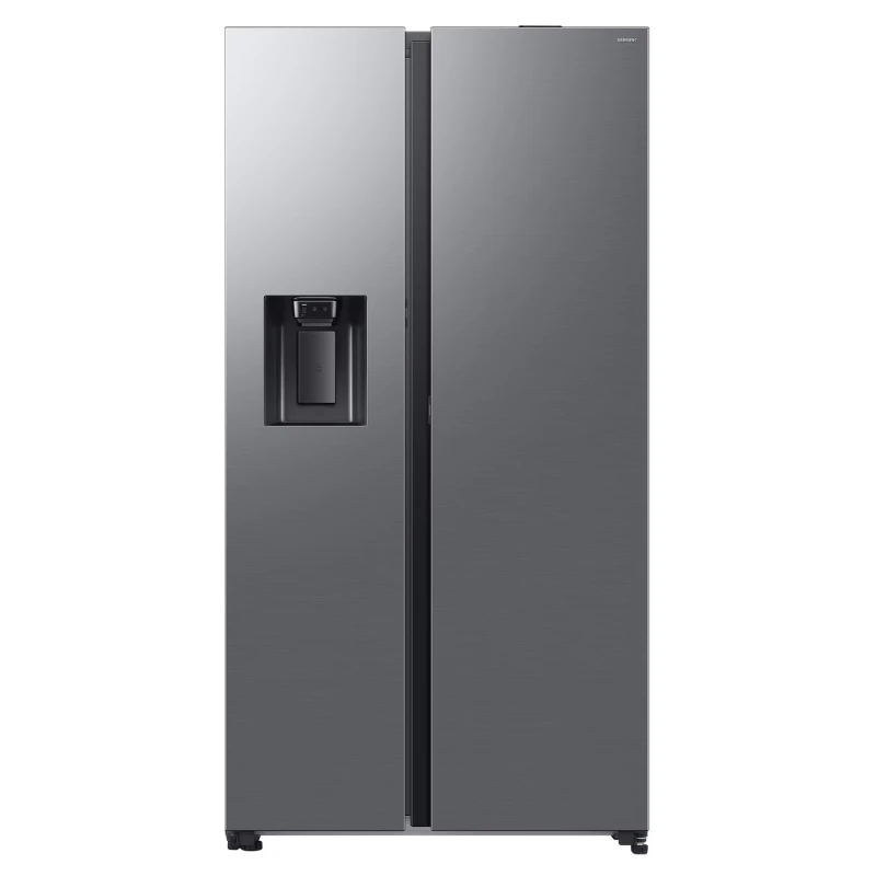 Image of Samsung Series 8 On-device Bixby RS80F66KBTEU WiFi Connected Plumbed Total No Frost American Fridge Freezer - Silver - B Rated