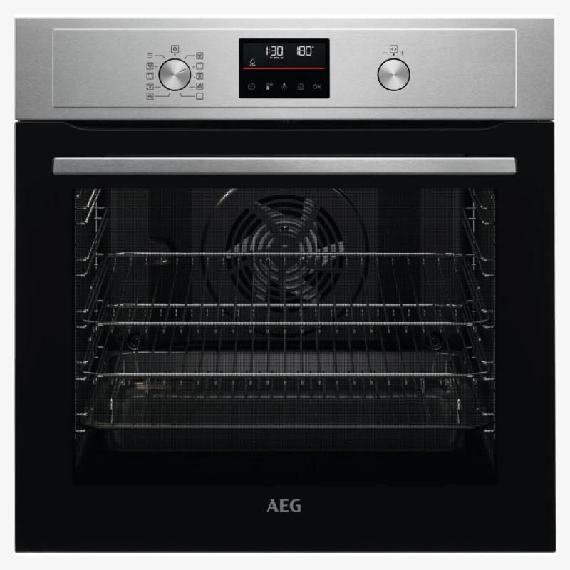 Image of AEG BPX53506EM Series 6000 Pyrolytic Multifunction Single Oven - STAINLESS STEEL BPX53506EM