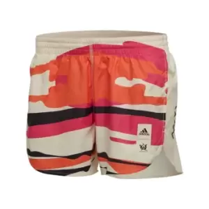 Image of adidas Thebe Magugu Run Fast Running Shorts Womens - White