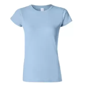 Image of Gildan Ladies Soft Style Short Sleeve T-Shirt (XL) (Light Blue)