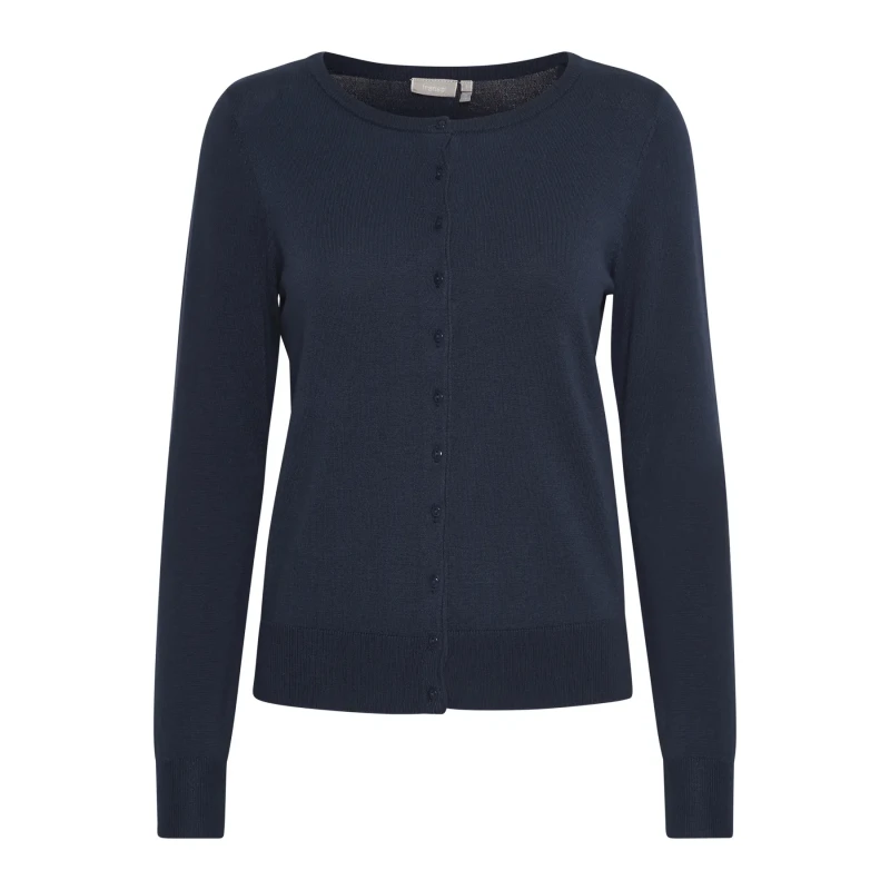 Image of fransa Womens cardigan fransa Zubasic 60 Bleu Female XL