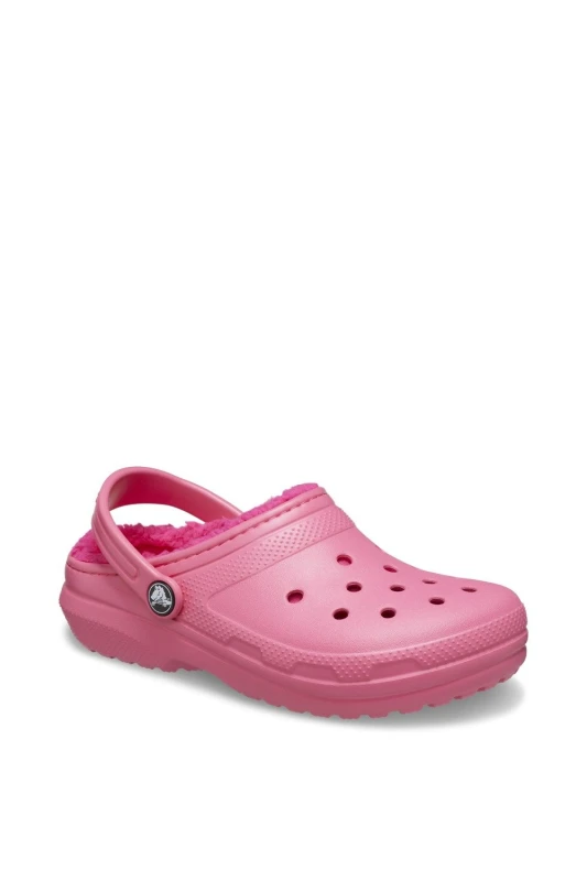 Image of Crocs Toddler Classic Lined Clog Pink