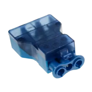 Image of Click Scolmore Essentials 20A 3 Pin Flow Fast-Fit Male Connector - CT103M