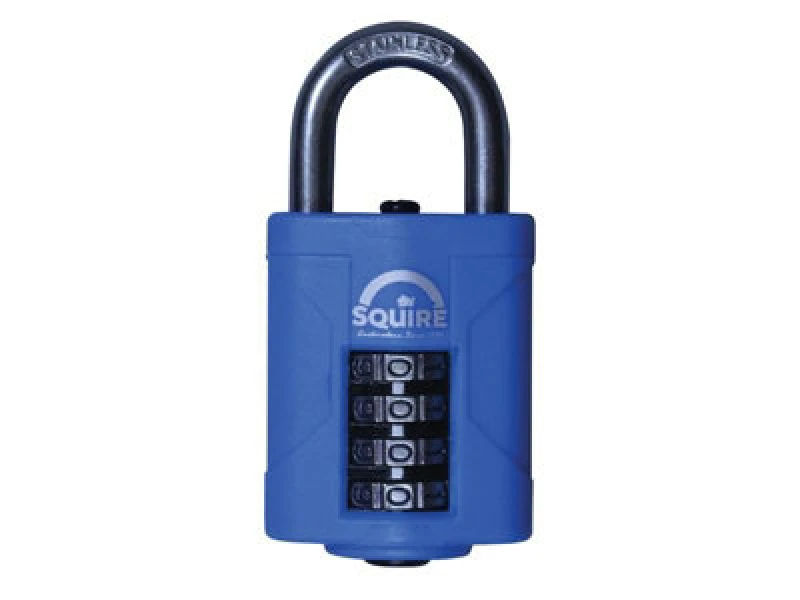 Image of Squire Cp40Sbx Heavy-Duty Rustproof Marine Combi Padlock 38mm Boxed Hsqcp40Sbx