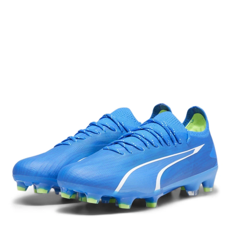 Image of Puma Ultra Ultimates.1 Womens Firm Ground Football Boots - Blue Blue 3