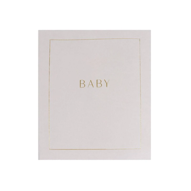 Image of Myga Baby Milestone Journal in Light Beige Light Beige Unisex