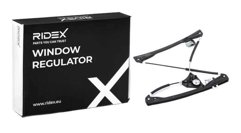 Image of RIDEX 1561W0042 Window regulator Left Front, Operating Mode: Electric, without electric motor Window Winder (1561)