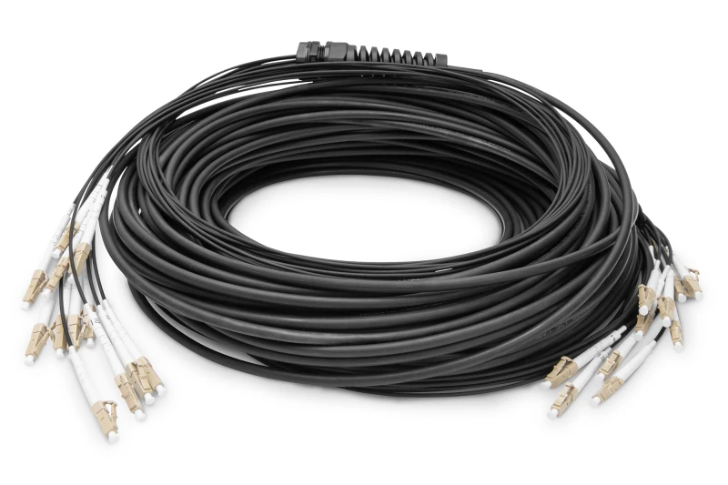Image of Digitus Pre-assembled Fiberglass Universal Breakout Cable. Multi Mode