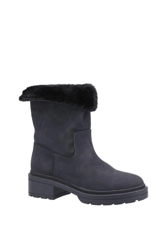 Image of Rocket Dog Womens Idea Mid Boot in Black Size: 5 Black Female 5