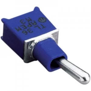 Image of APEM TL36WO.104 Toggle switch 48 V DCAC 0.5 A 1 x OnOn latch