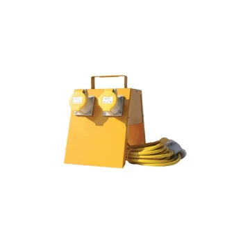 Image of 4-Way Junction Box C/W 5M Cable & Plug 110V