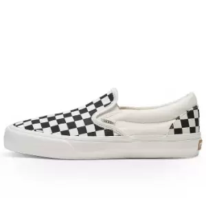 Image of Vans Classic Slip-On, Checkerboard Black/Marshmallow, size: 7, Unisex, Trainers, VN0007NC1KP1