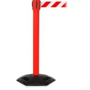 Image of Obex Barriers Weatherproof Single Belt Barrier Belt Length mm 4900 Red