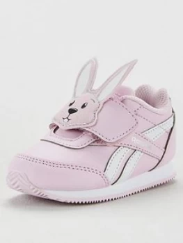 Image of Reebok Royal Bunny Toddler Trainer - Pink/Silver, Size 9