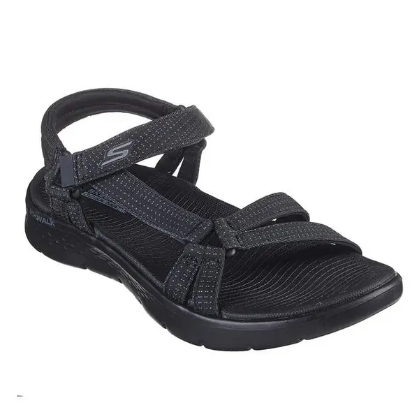 Image of Skechers Go Walk Flex Sandal - Sublime Flat Sandals Womens Flat Sandals 4 (37) Blue 22095218240