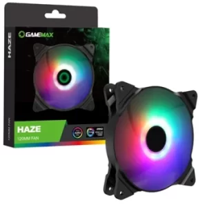 Image of GameMax Haze 120mm 1100RPM Addressable RGB LED Fan