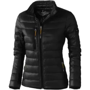 Image of Elevate Womens/Ladies Scotia Light Down Jacket (L) (Solid Black)