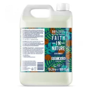 Image of Faith in Nature Body Wash Coconut 20l