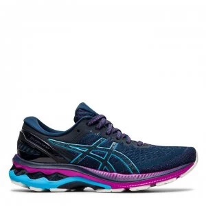 Image of Asics Gel Kayano 27 Running Shoes Ladies - Blue/Purple