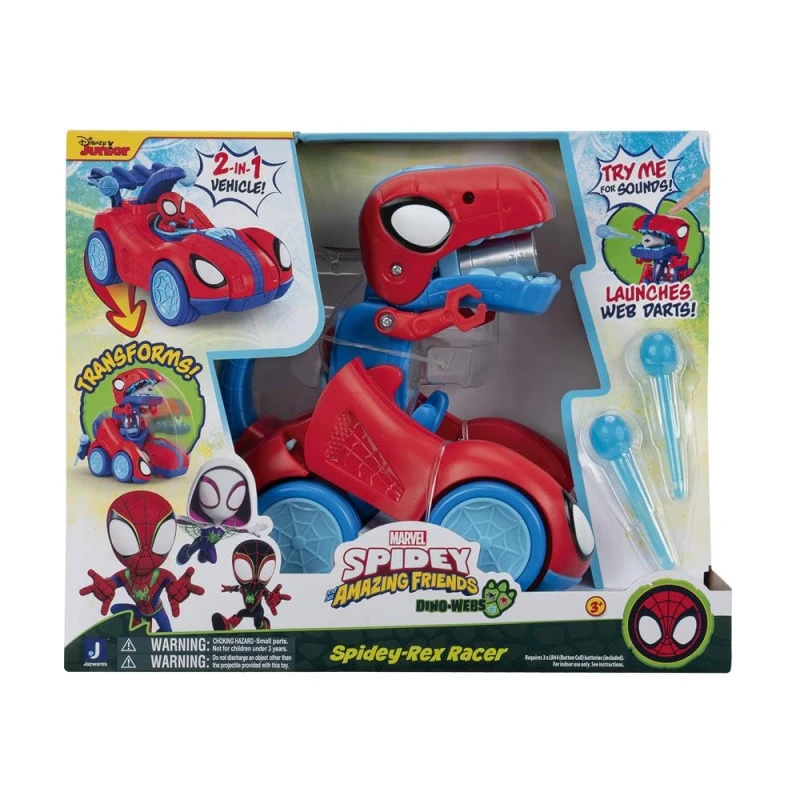 Image of Spidey And His Amazing Friends Vehicle (Spidey-Rex Racer) 1019836