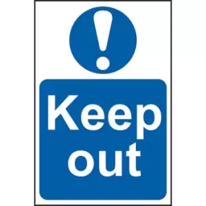 Image of Keep Out Sign - RPVC (200 x 300mm)
