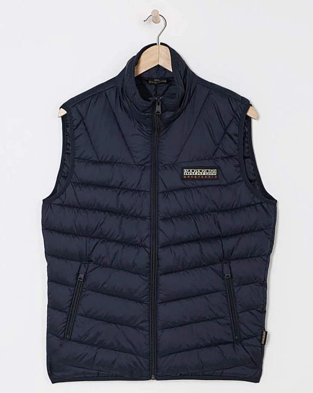 Image of Napapijri Aerons Gilet - Black - Napapijri - Size: S Black Male S NA14208