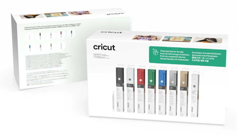 Image of Cricut Cricut Materials Starter Bundle Heat transfer vinyl roll Smooth heat transfer vinyl 8002891