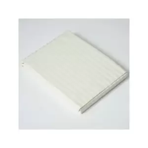 Image of Belledorm Hotel Suite Satin Stripe 540 Thread Count 100% Cotton Flat Sheet, Ivory, Double