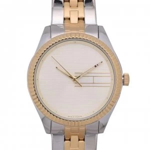 Image of Tommy Hilfiger Lee Watch - White / Gold