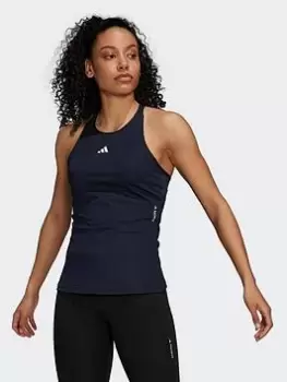 Image of adidas Techfit Racerback Training Tank Top, Dark Blue Size M Women