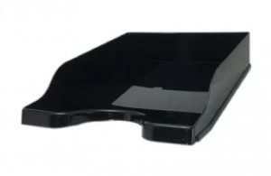 Image of Deflecto SteriTouch Stacking Letter Tray Black CP130STBLK